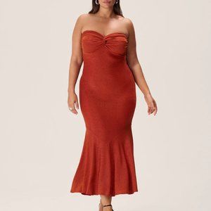 ADOORE Rust Midi Dress